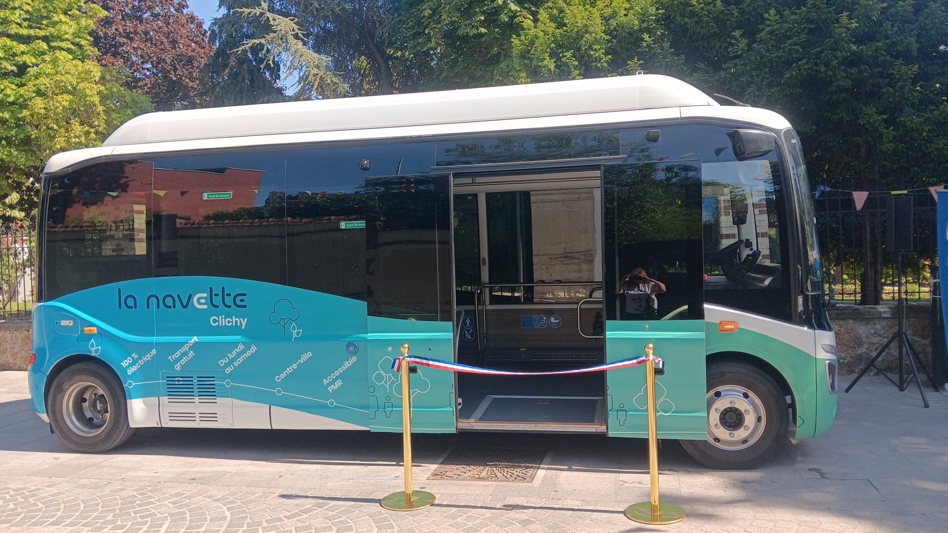 Inauguration de La navette Seine Park